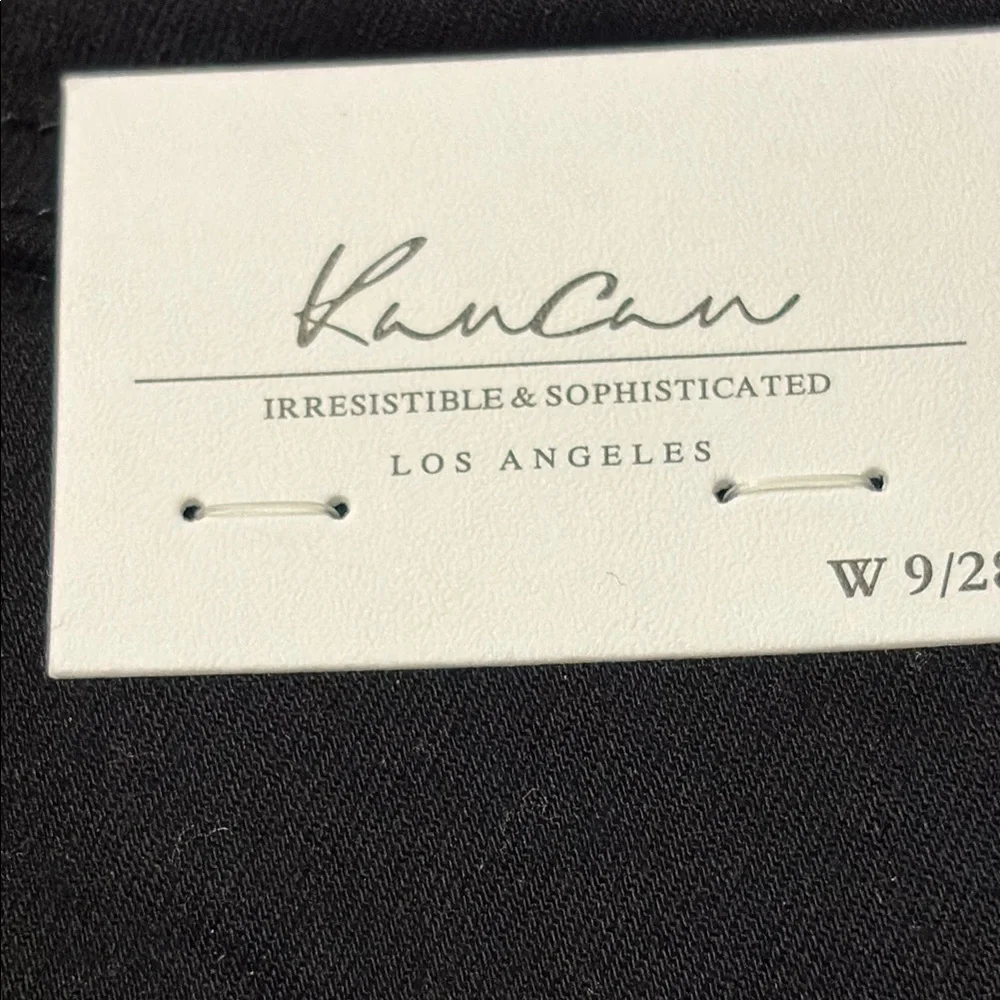 NWT KanCan Black Distressed Jean Shorts - Picture 4 of 11